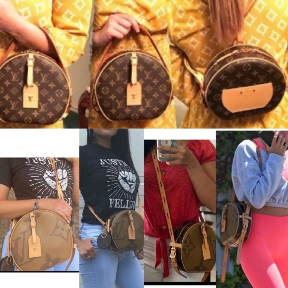 💟 Limited Edition Louis Vuitton Giant Reverse Boite Chapeau Souple - Picture 15 of 16